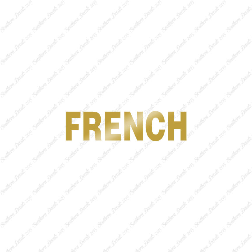 French Class Subject
