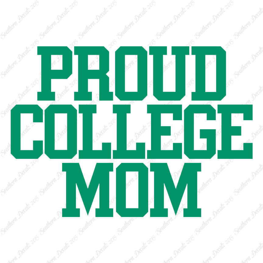 Proud College Mom