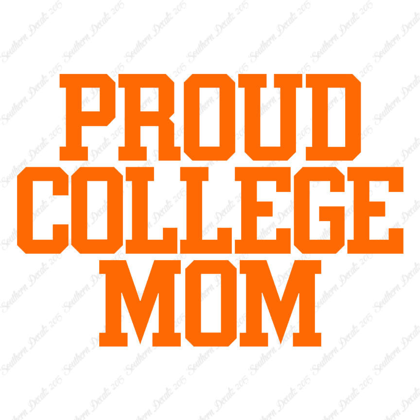 Proud College Mom