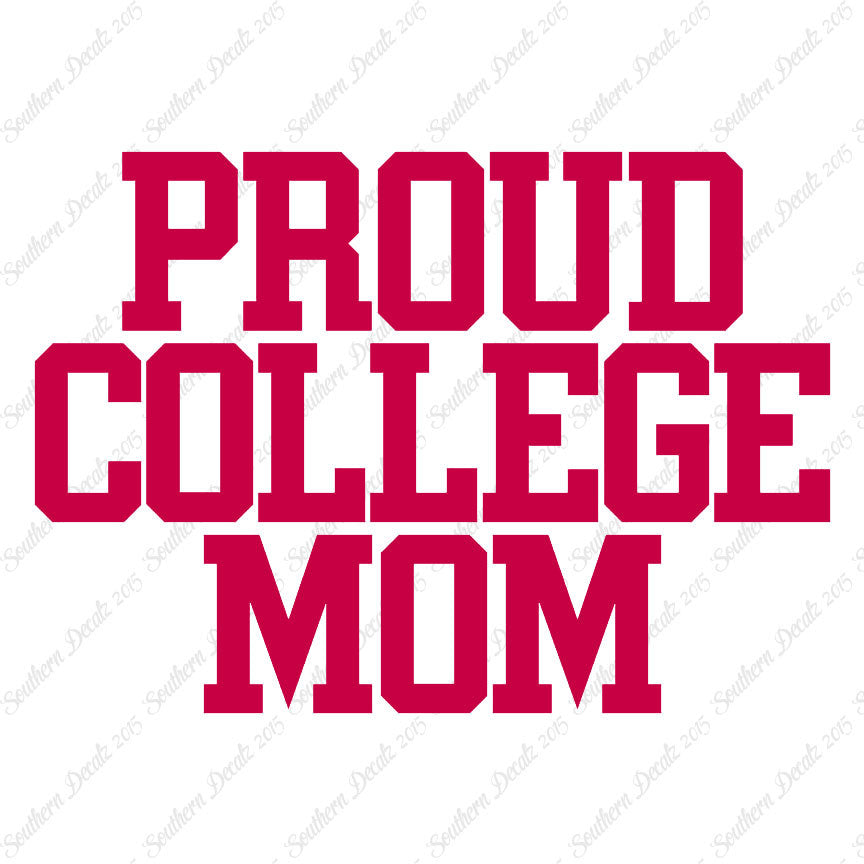 Proud College Mom