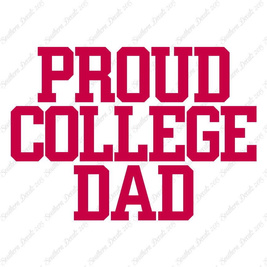 Proud College Dad