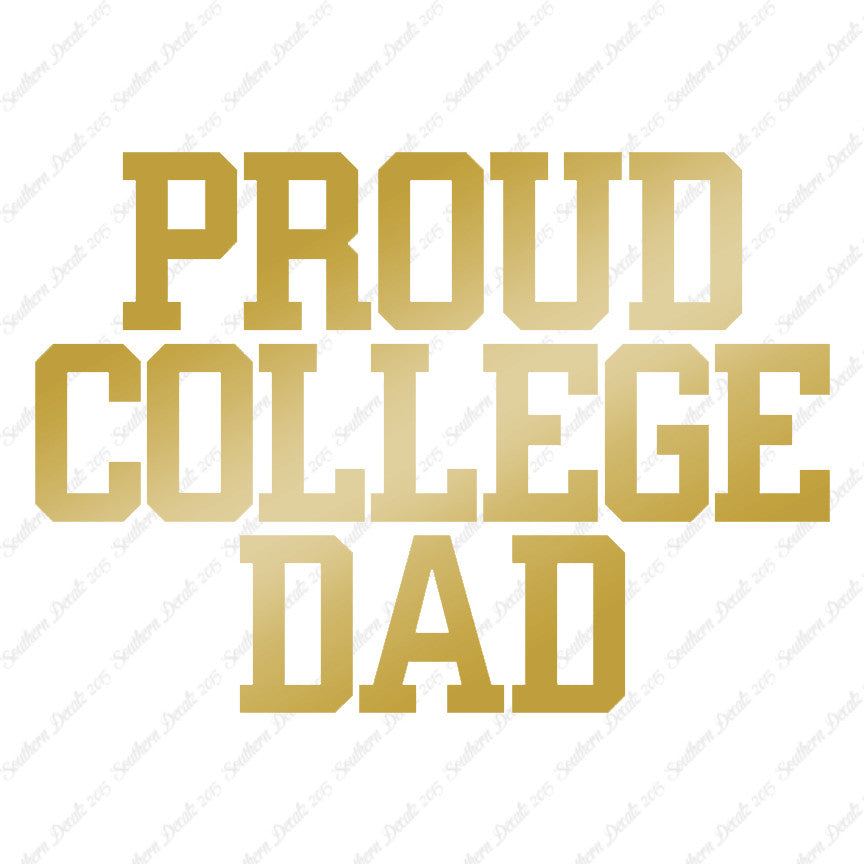 Proud College Dad