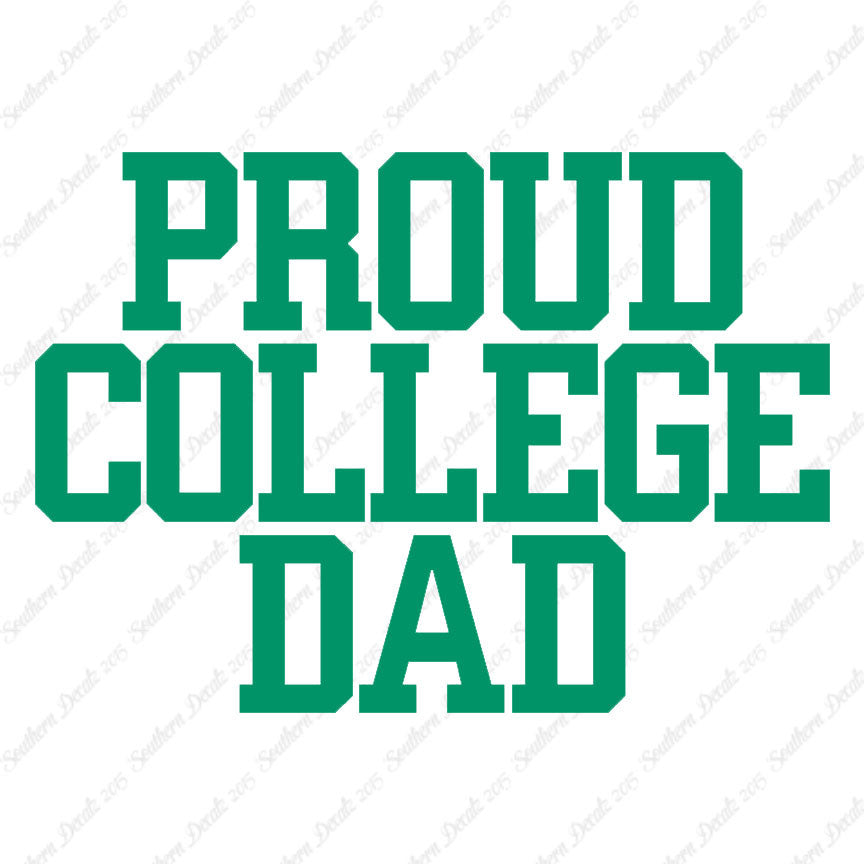 Proud College Dad