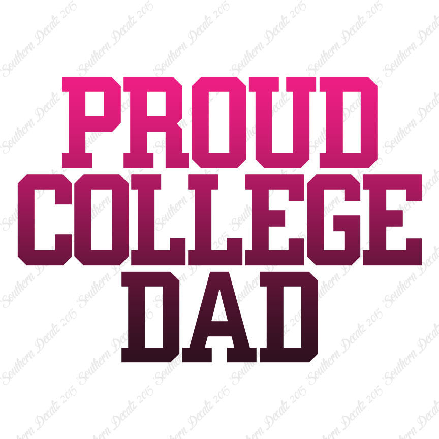 Proud College Dad