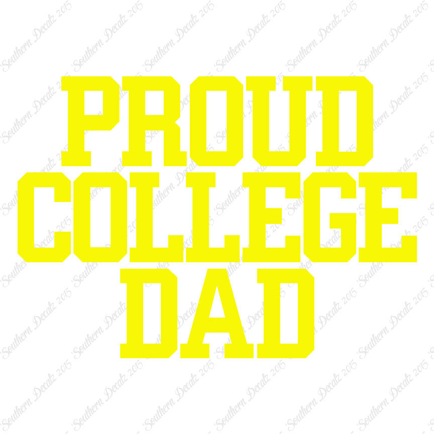 Proud College Dad