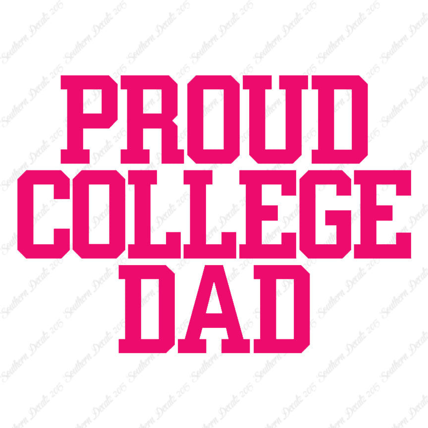 Proud College Dad