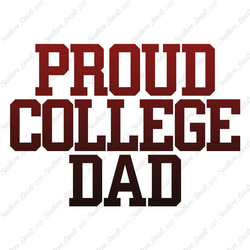 Proud College Dad