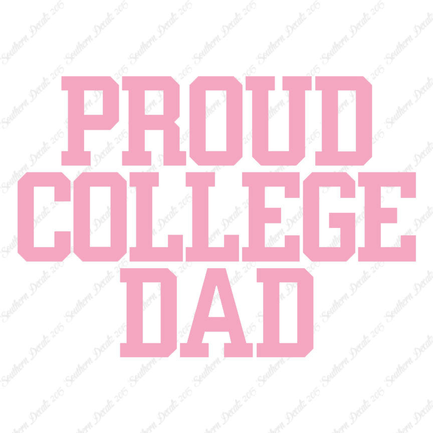 Proud College Dad