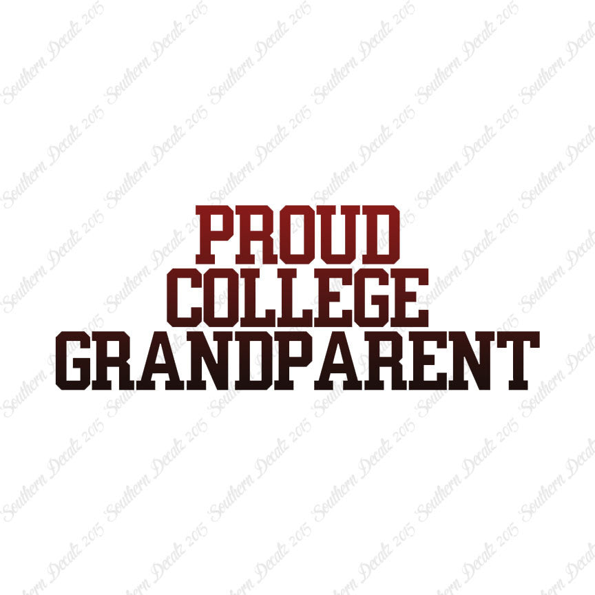 Proud College Grandparent