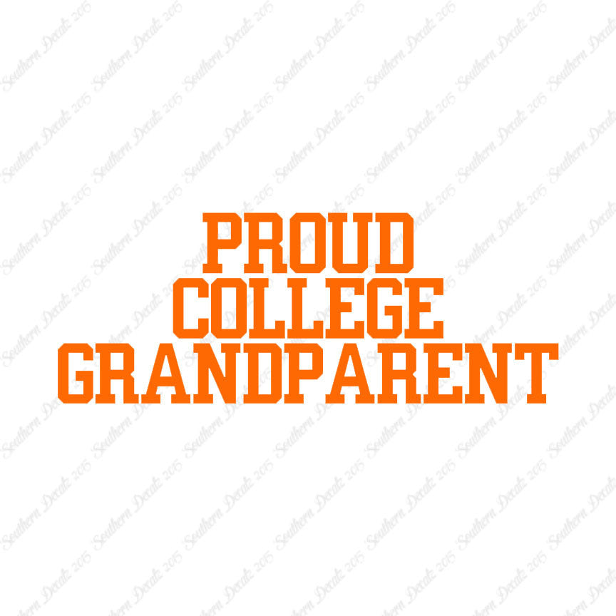 Proud College Grandparent
