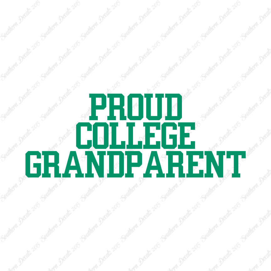 Proud College Grandparent