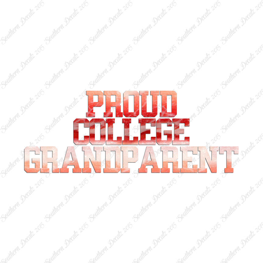 Proud College Grandparent