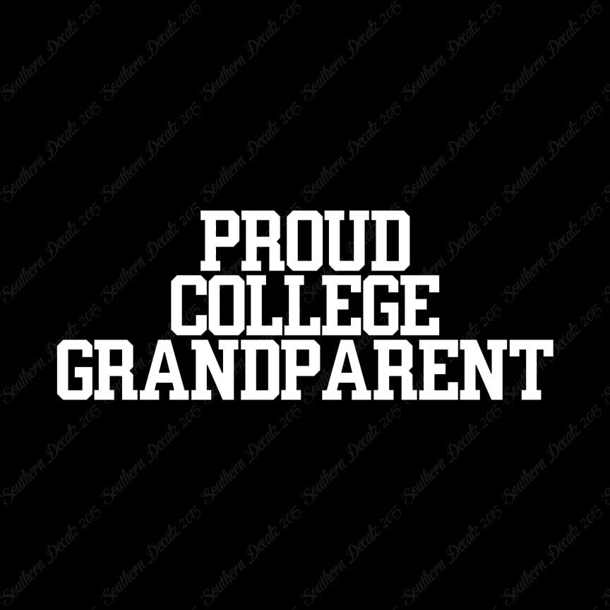 Proud College Grandparent