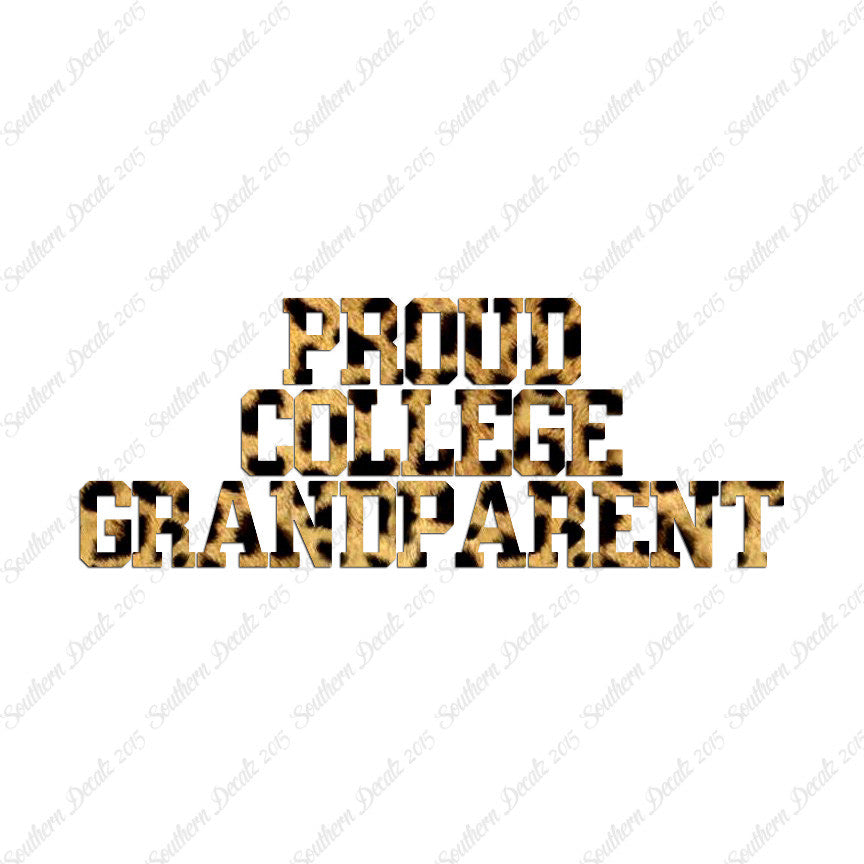 Proud College Grandparent