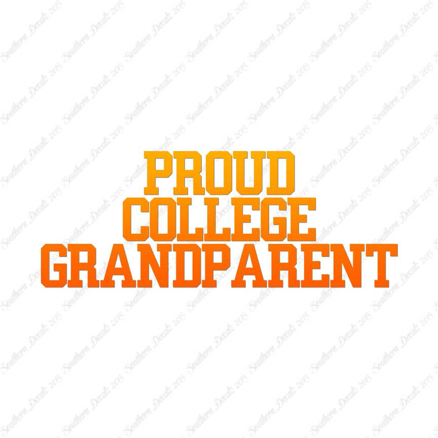 Proud College Grandparent