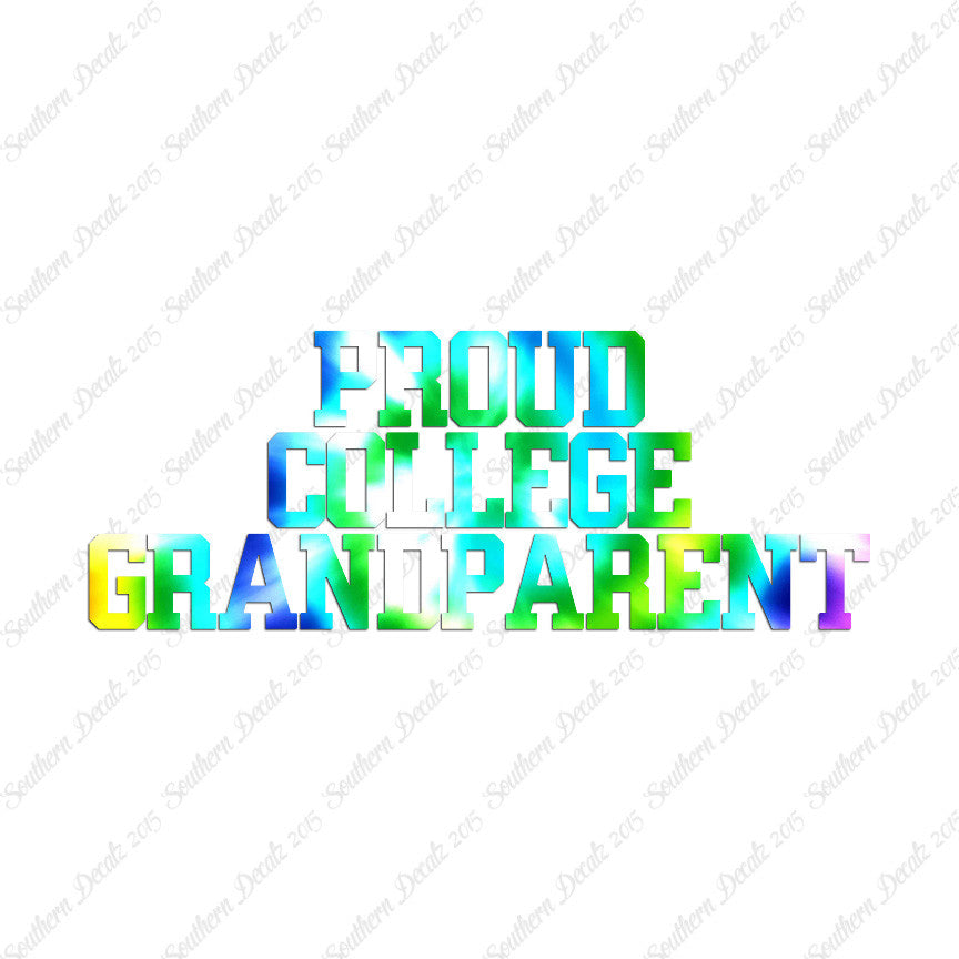 Proud College Grandparent