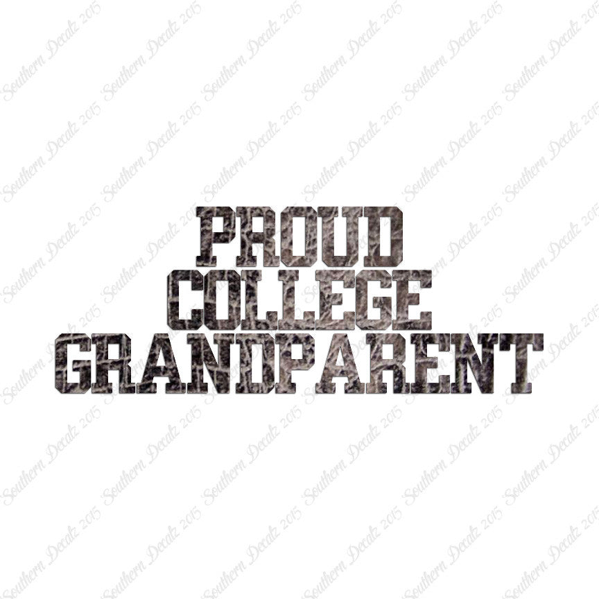 Proud College Grandparent