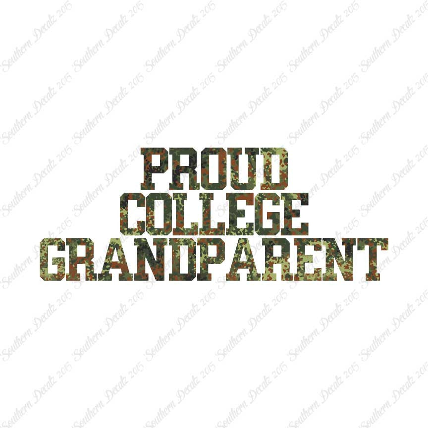 Proud College Grandparent