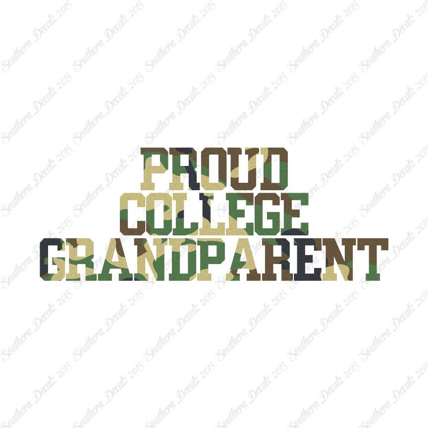 Proud College Grandparent
