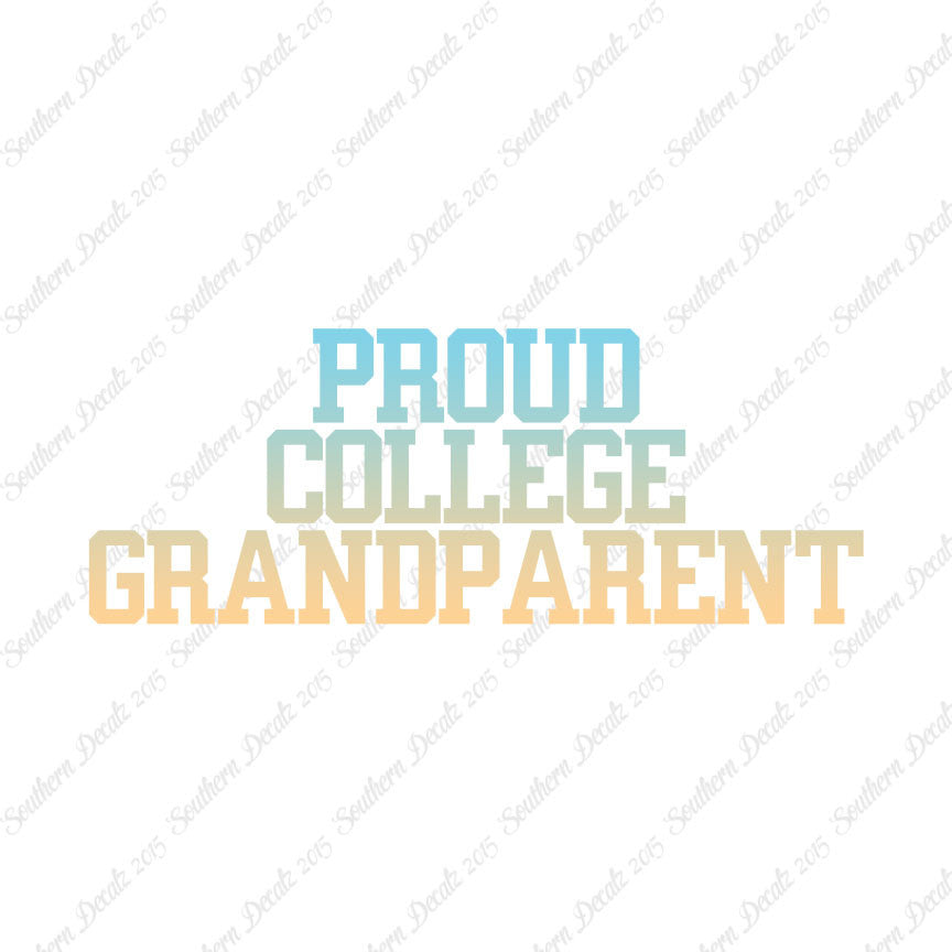Proud College Grandparent