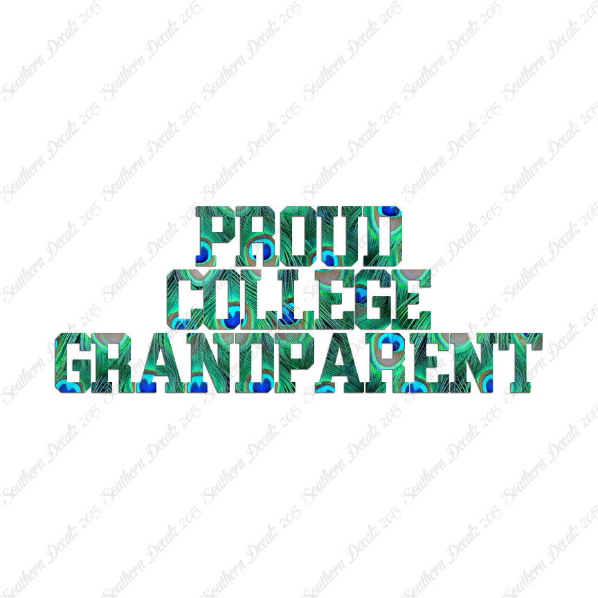 Proud College Grandparent