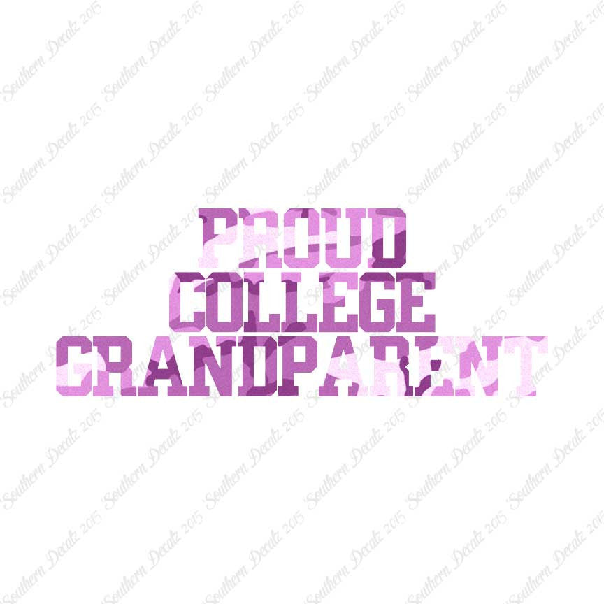 Proud College Grandparent