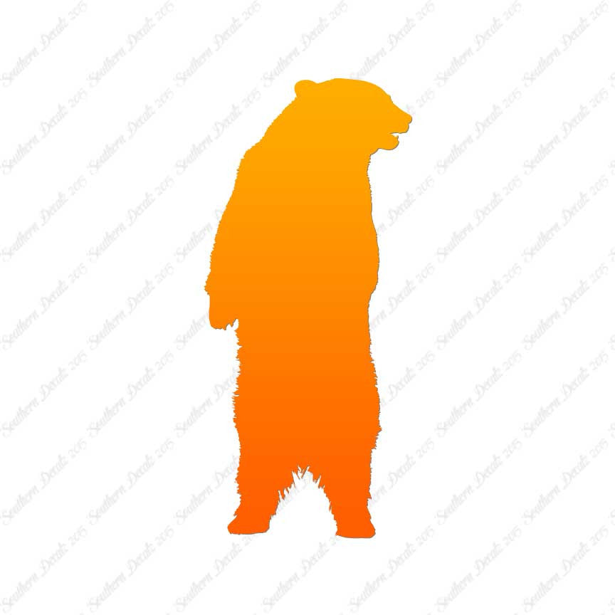 Standing Black Bear