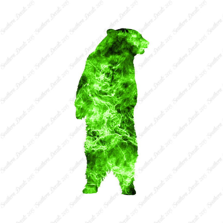 Standing Black Bear
