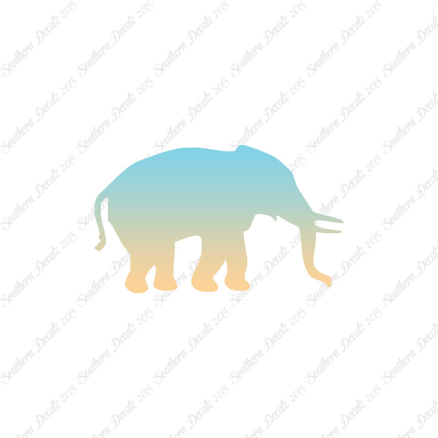 Elephant Silhouette Tusk