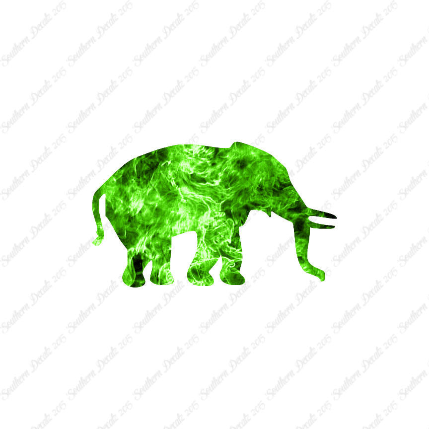 Elephant Silhouette Tusk