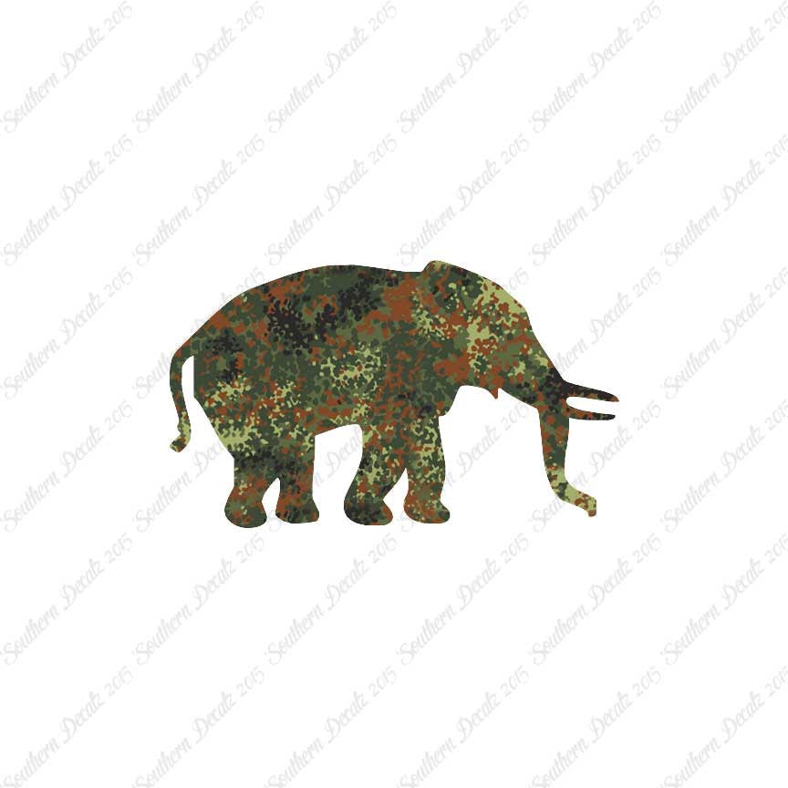 Elephant Silhouette Tusk