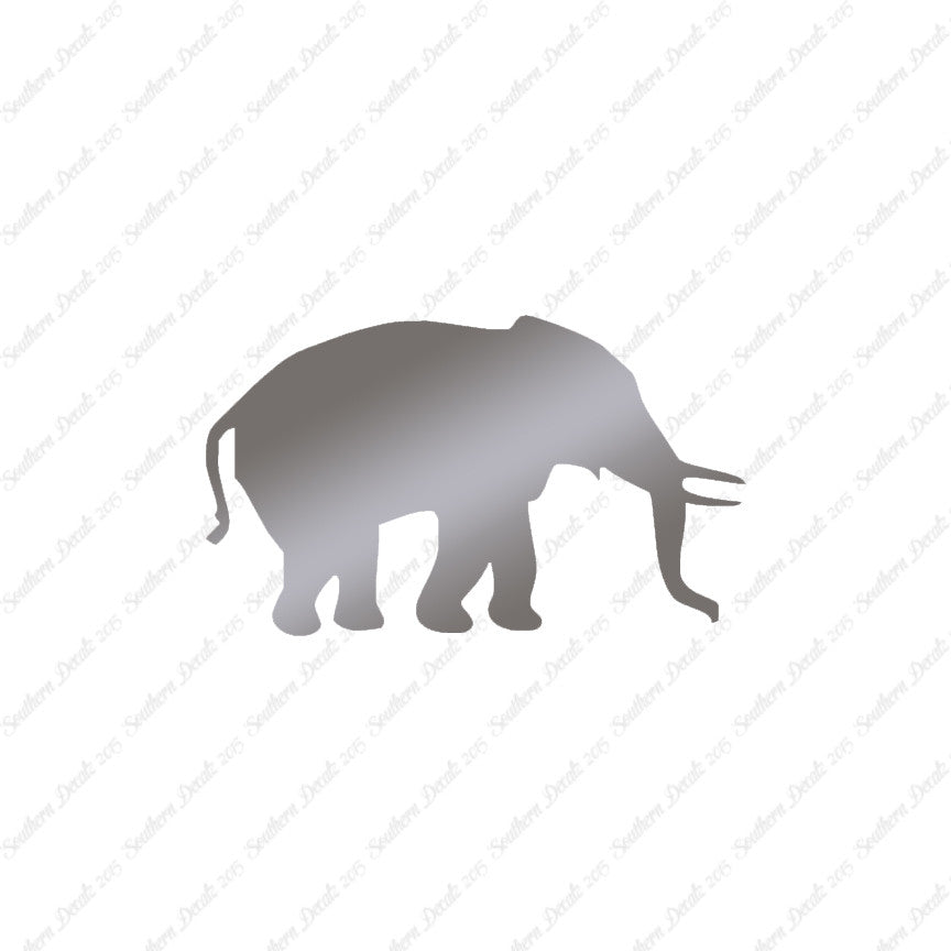 Elephant Silhouette Tusk