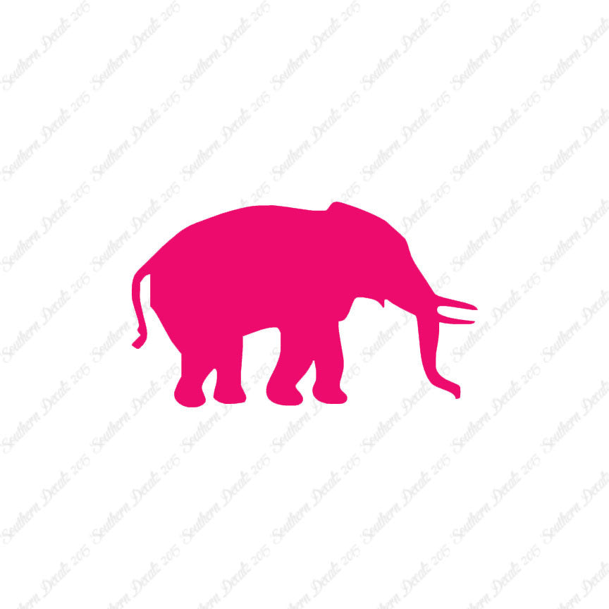 Elephant Silhouette Tusk