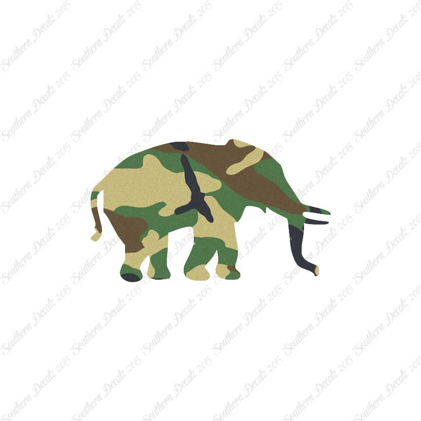 Elephant Silhouette Tusk