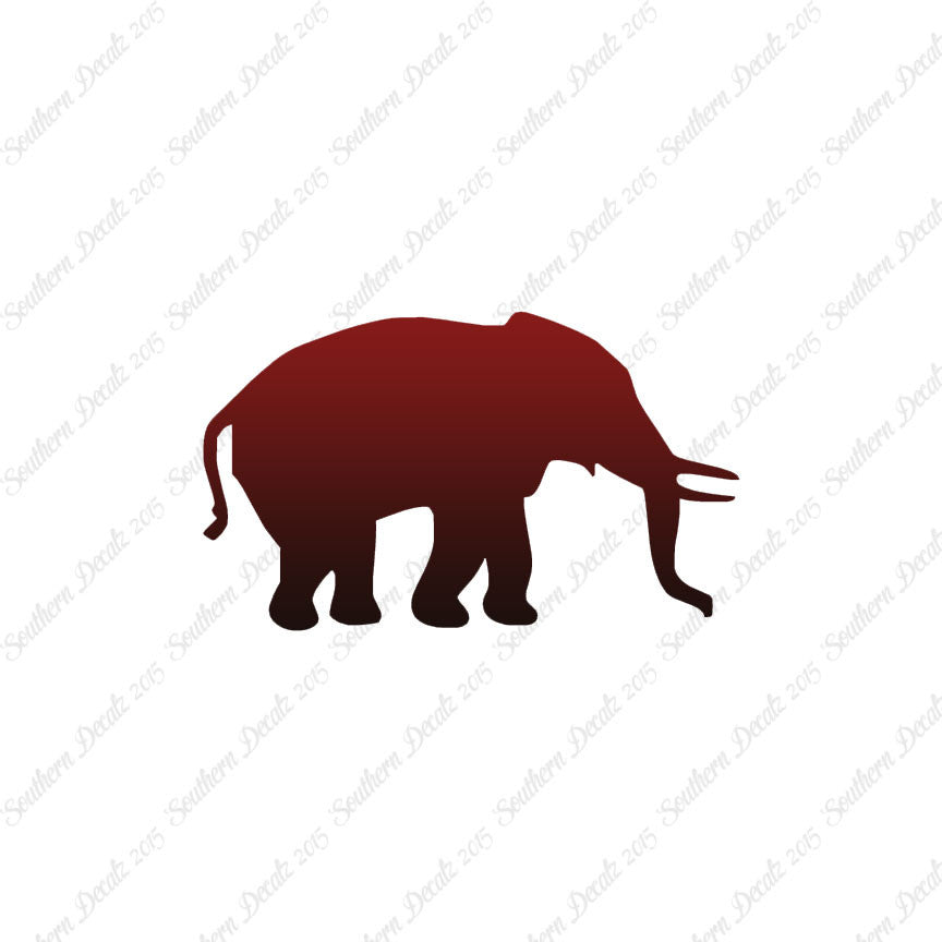 Elephant Silhouette Tusk