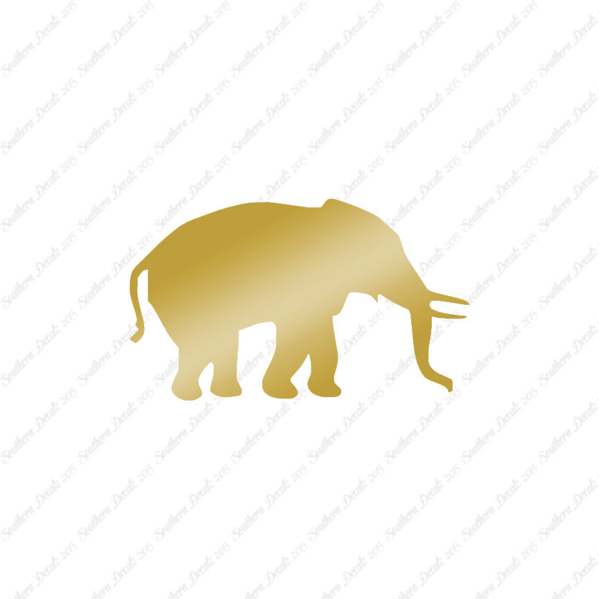 Elephant Silhouette Tusk