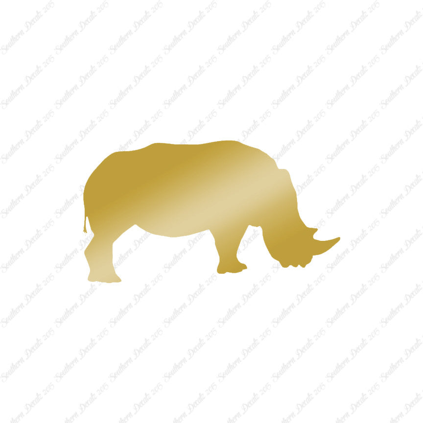 Grazing Rhinoceros Rhino