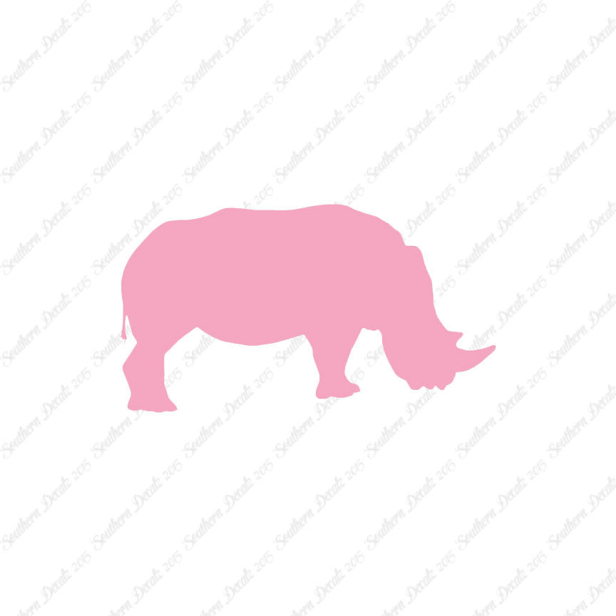 Grazing Rhinoceros Rhino