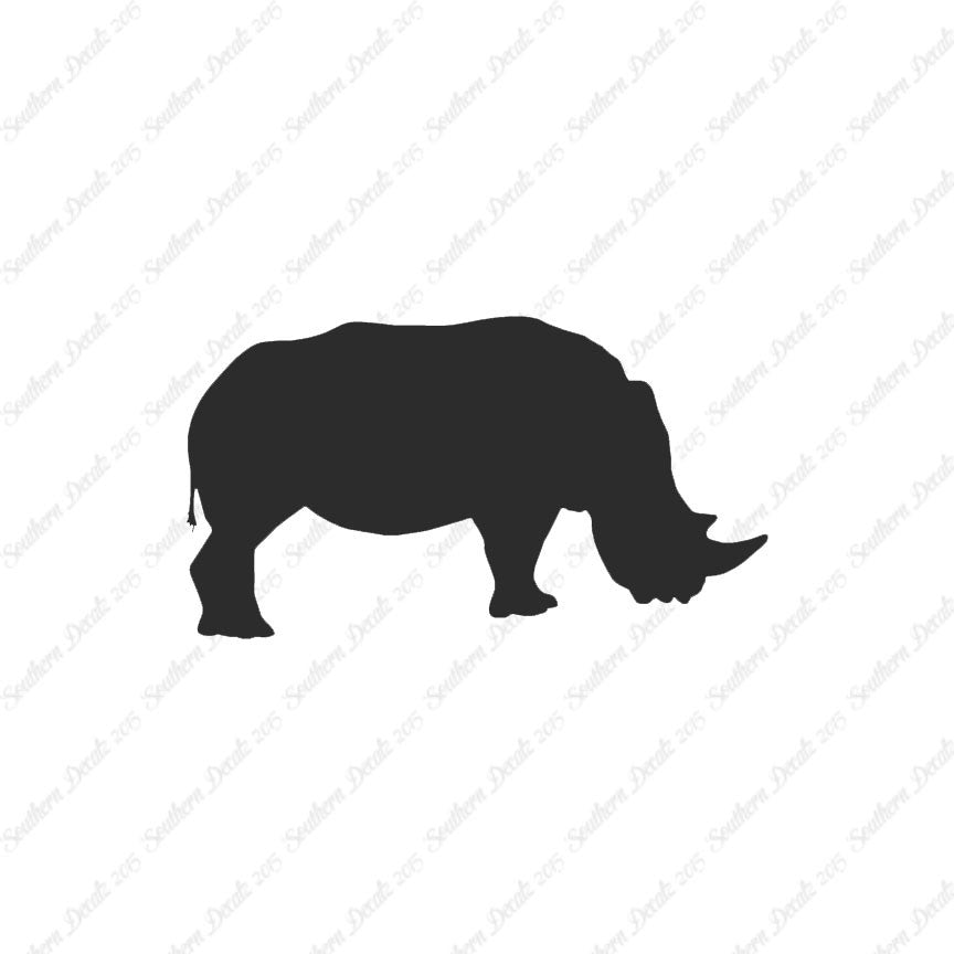 Grazing Rhinoceros Rhino