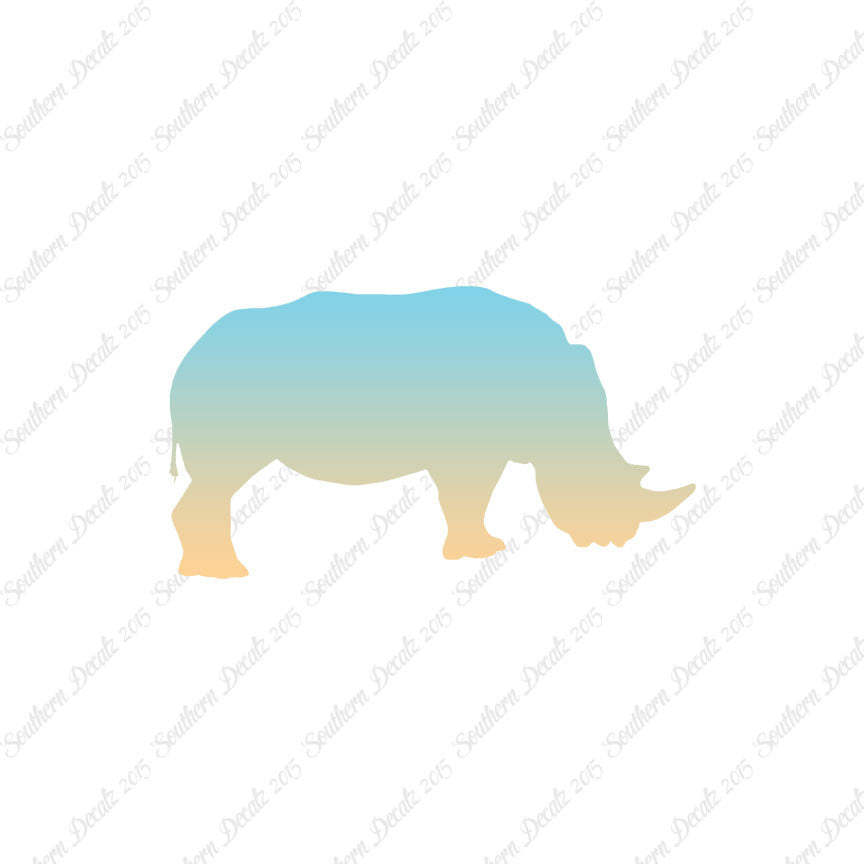 Grazing Rhinoceros Rhino