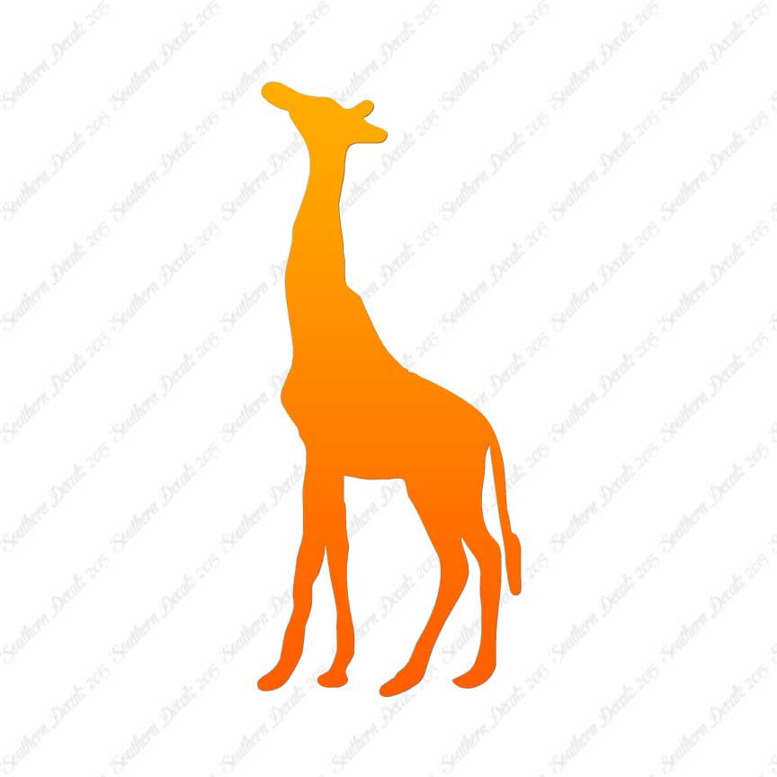 Giraffe Grazing