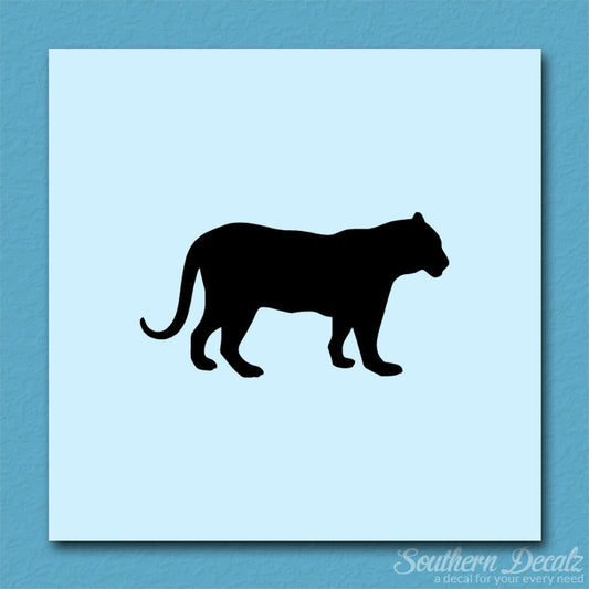 Big Cat Panther Leopard Silhouette
