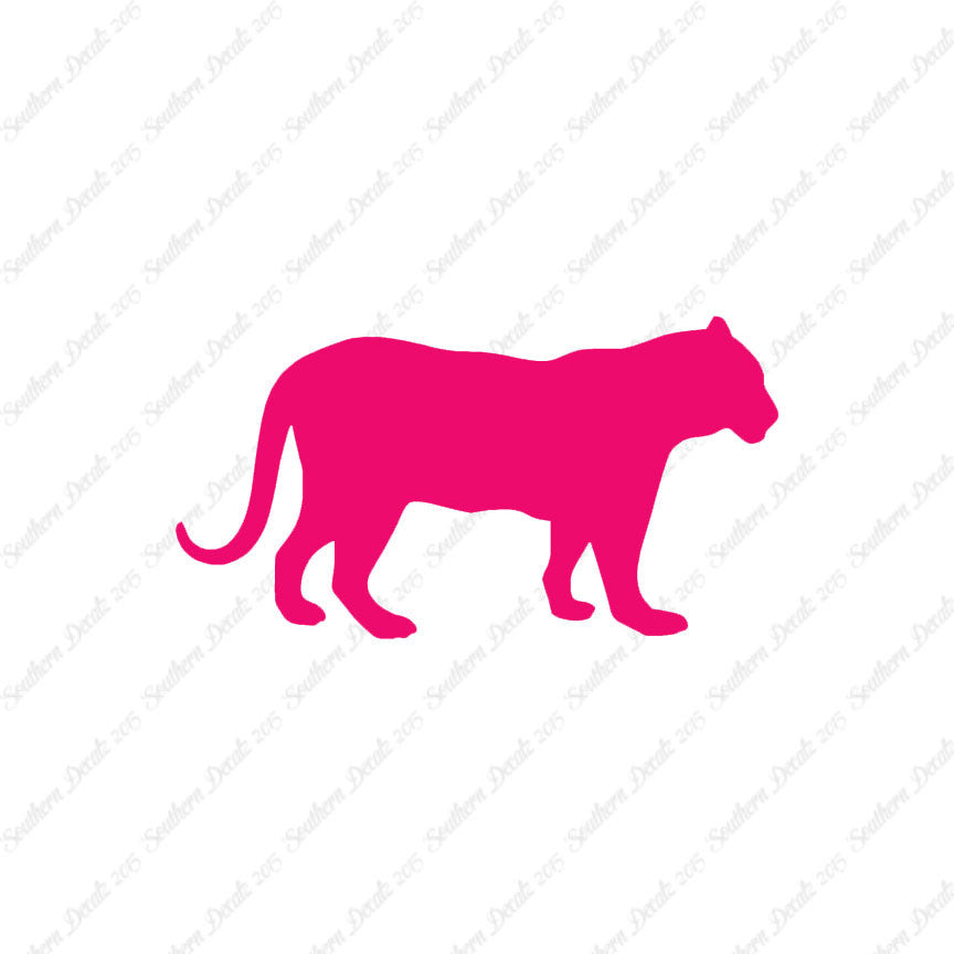 Big Cat Panther Leopard Silhouette