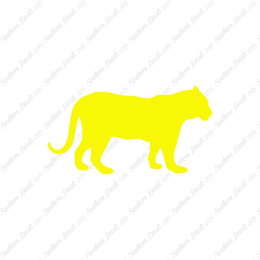 Big Cat Panther Leopard Silhouette
