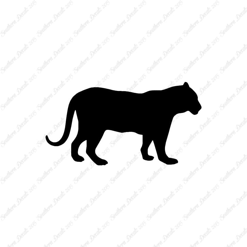 Big Cat Panther Leopard Silhouette