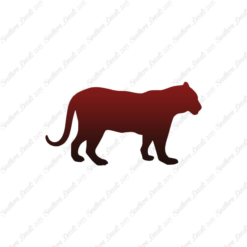 Big Cat Panther Leopard Silhouette