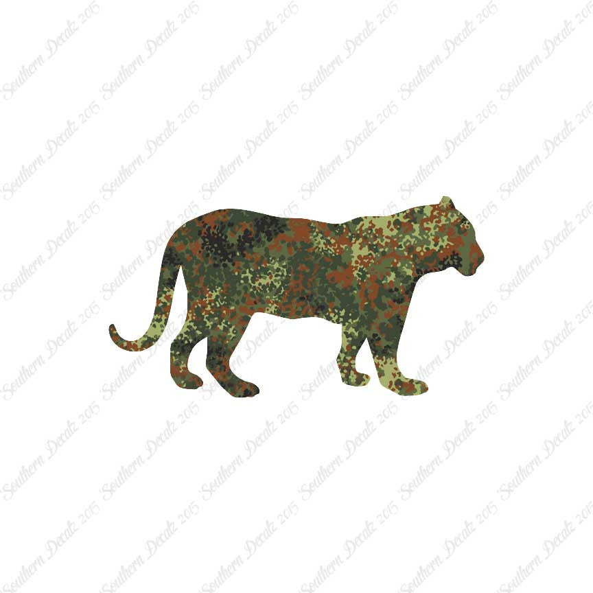 Big Cat Panther Leopard Silhouette