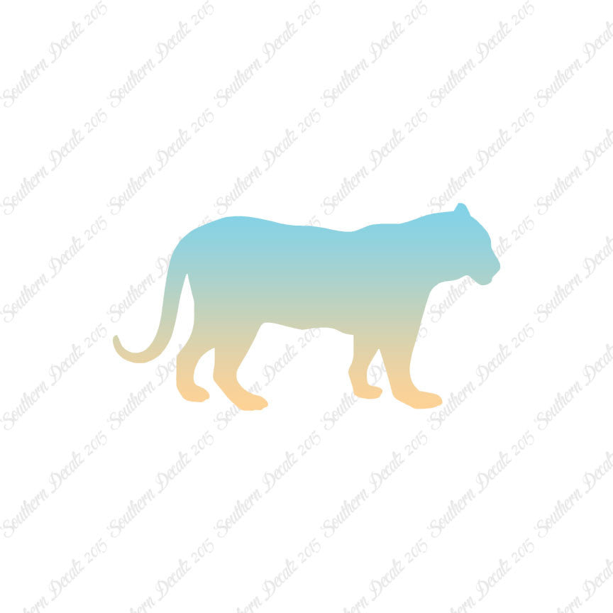 Big Cat Panther Leopard Silhouette
