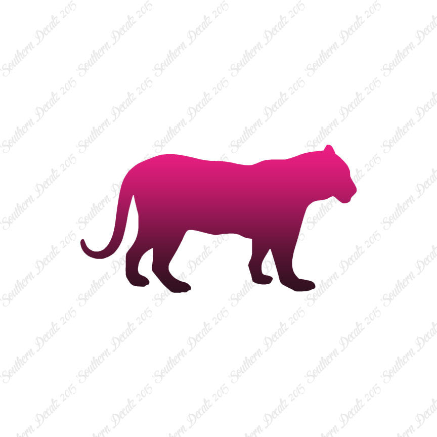 Big Cat Panther Leopard Silhouette