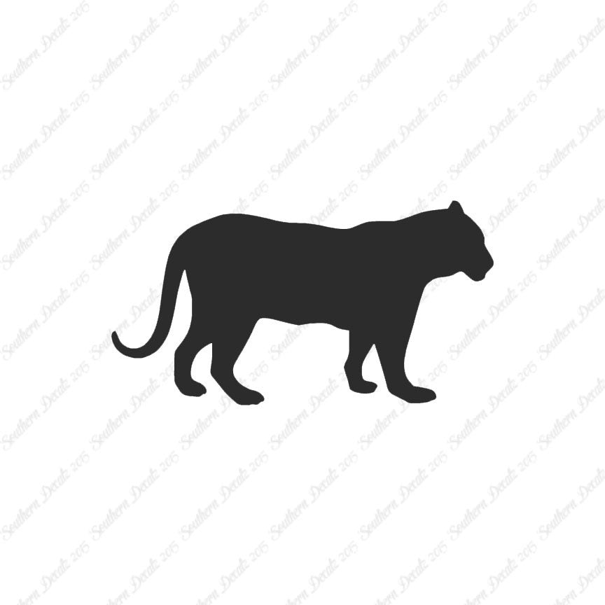 Big Cat Panther Leopard Silhouette